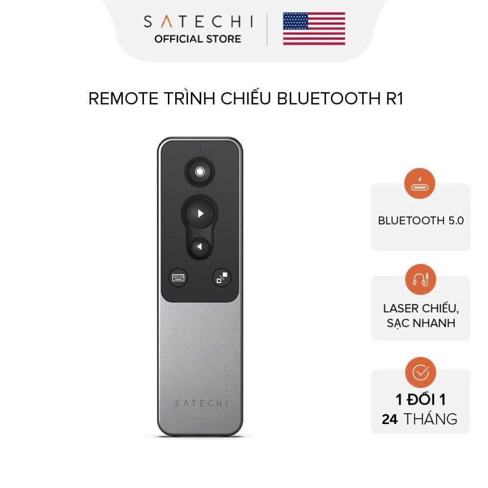 [THƯƠNG HIỆU MỸ] SATECHI Remote trình chiếu bluetooth R1/ R2