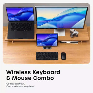 Combo Bàn Phím & Chuột Không Dây Slim CEX1 / CEX3, chuyển đổi giữa Mac và Windows