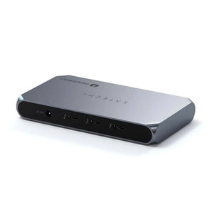 SATECHI Hub Thunderbolt 4 Slim Pro, Sạc USB C 96W, Màn hình đơn 8K hoặc kép 4K, 4 cổng Thunderbolt 4