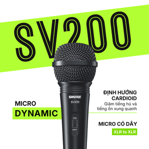 Micro Shure SV200