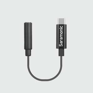 Cáp chuyển đổi Saramonic SR-2003 cổng 3.5mm TRS sang USB-C