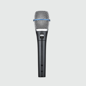 Shure BETA 87A vocal recording microphone