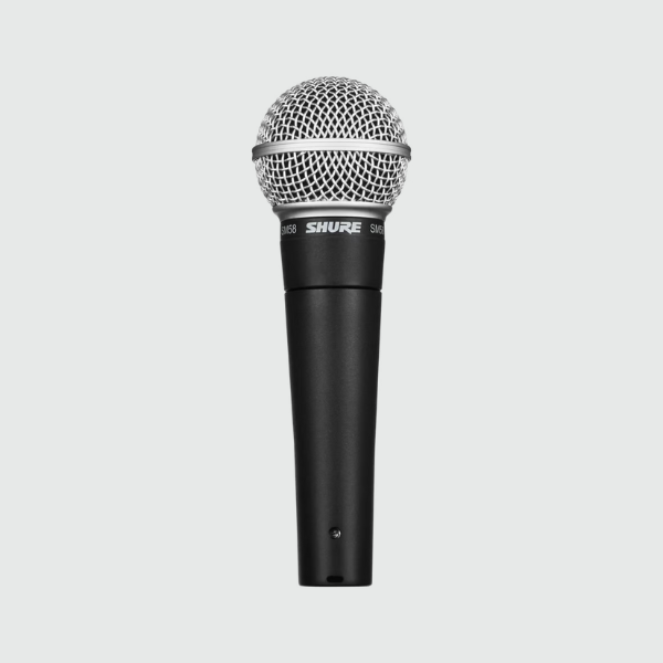 Shure SM58 dynamic cardioid voice recording microphone