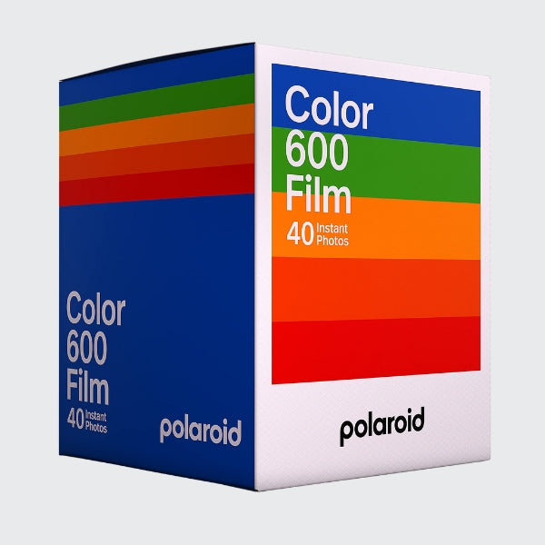 Polaroid 600 color film – x40 film pack (40 sheets - 5 boxes)