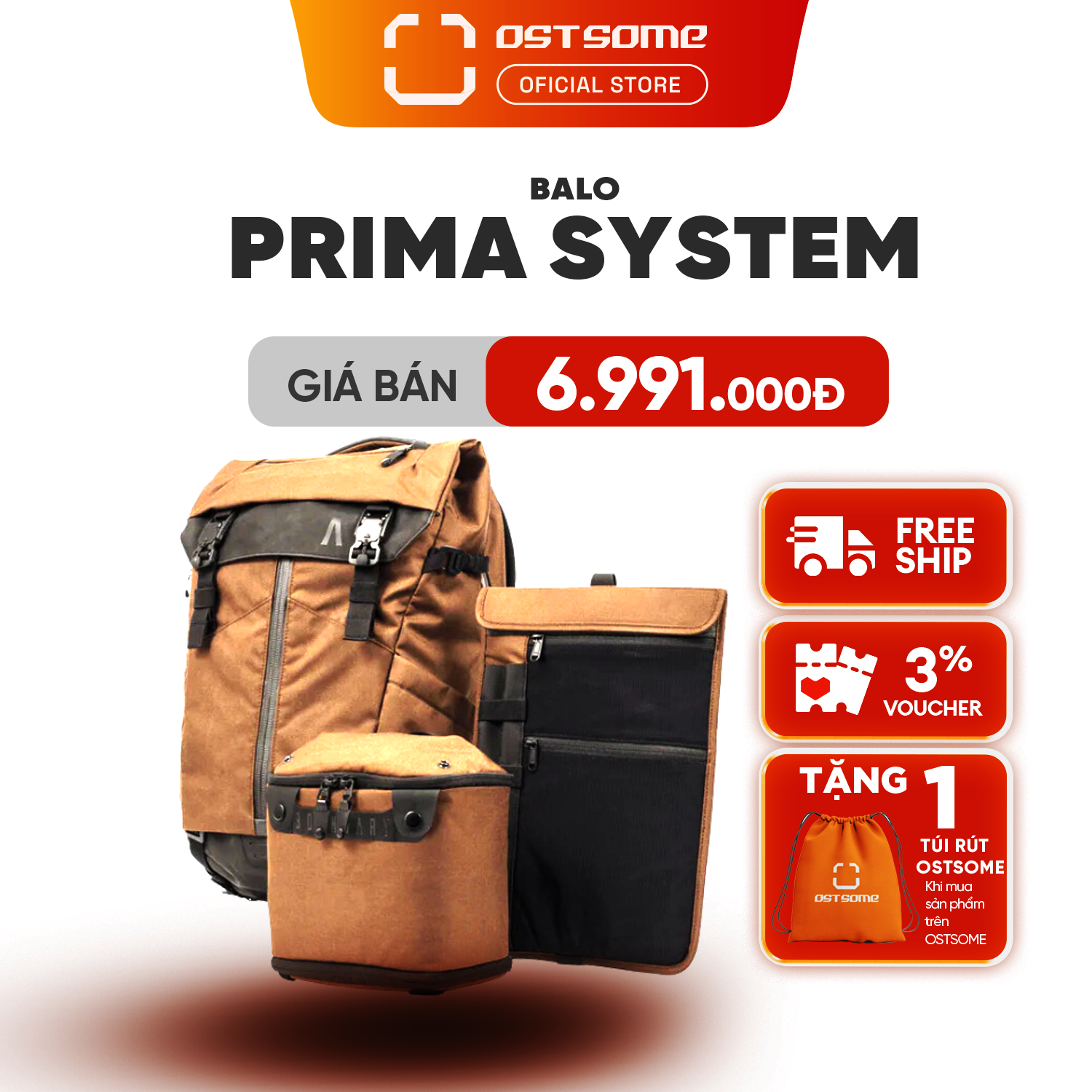 Boundary Prima System backpack