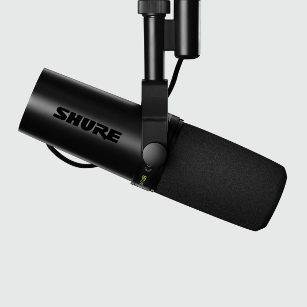 Dynamic vocal recording microphone with integrated Shure SM7DB preamp