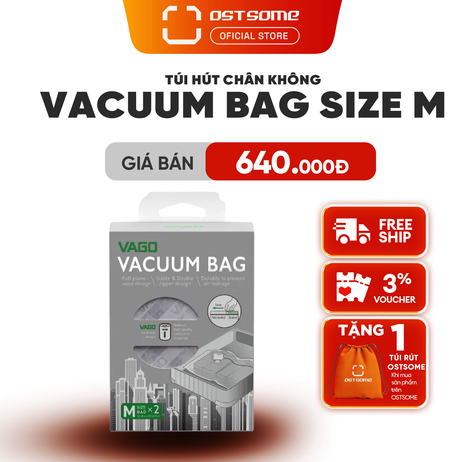 Vago Z Vacuum Compression Bag