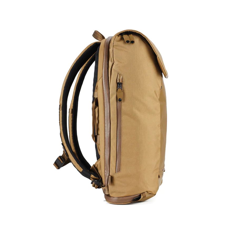 A clearance boundary backpack