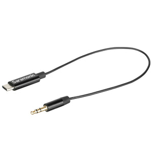 Cáp chuyển đổi Saramonic SR-C2001 đầu 3,5mm TRS đực sang USB-C