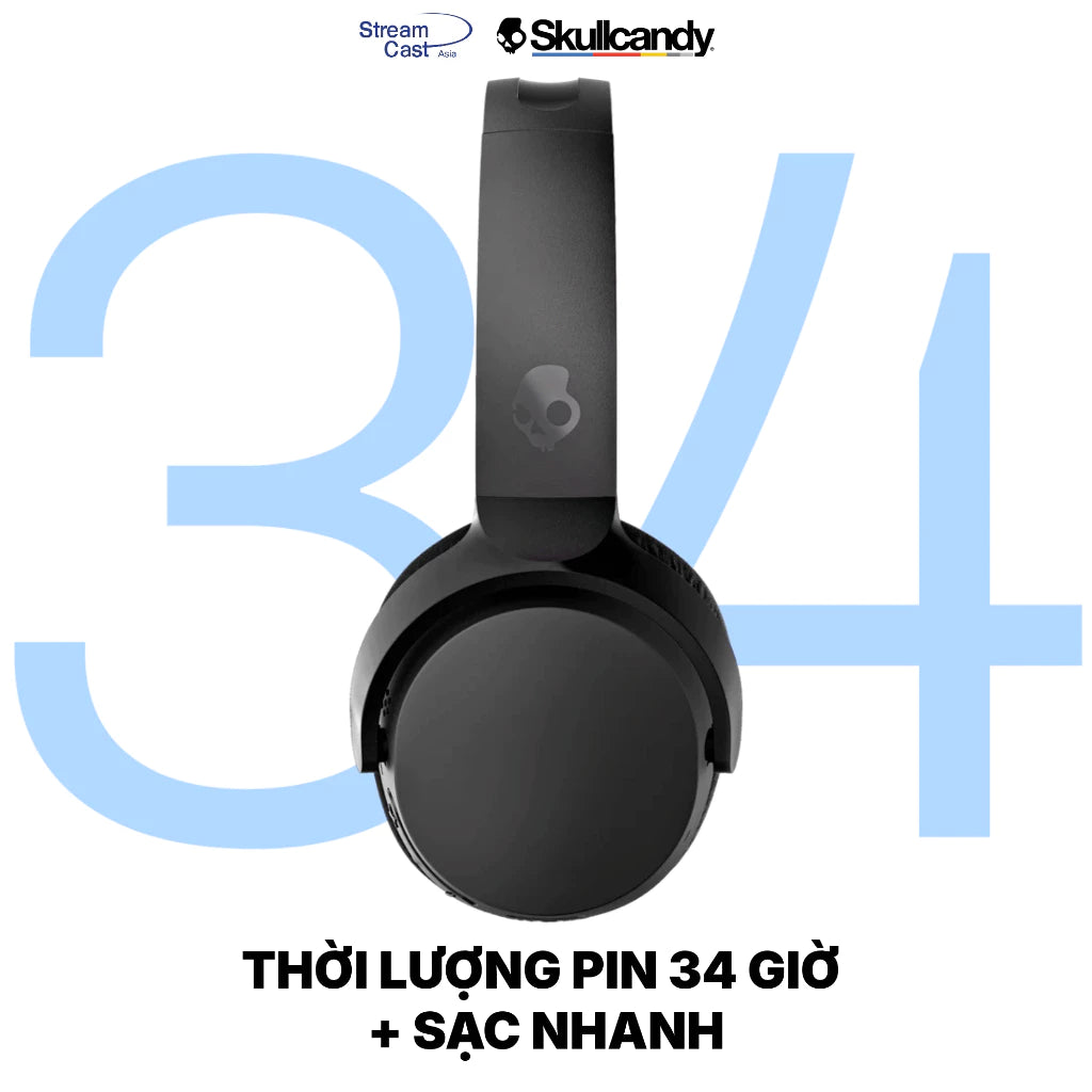 Tai nghe Bluetooth chụp tai SKULLCANDY RIFF WIRELESS 2