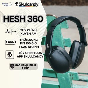 Tai Nghe Chụp Tai Bluetooth SKULLCANDY HESH 360