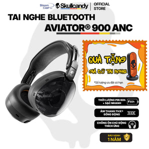 Tai Nghe Chụp Tai Bluetooth SKULLCANDY AVIATOR 900 ANC