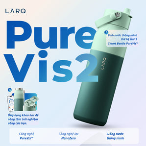 Bình nước giữ nhiệt + lọc LARQ PureVis 2