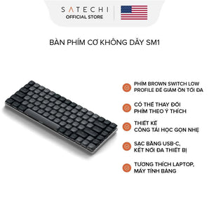 Bàn phím cơ không dây Satechi SM1