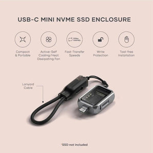 Vỏ ổ cứng SSD Satechi M.2 NVMe Mini