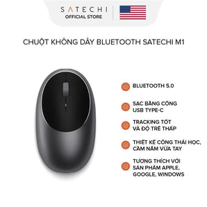 [THƯƠNG HIỆU MỸ] SATECHI Chuột không dây bluetooth M1